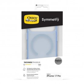 Otterbox Symmetry MagSafe iPhone 17 Pro phone case - Blue (Clear / Blue) други,аксесоари,otterbox,symmetry,magsafe,iphone,17,pro,phone,case,blue,(clear,blue)