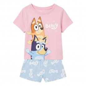 Пижама Bluey Bluey short sleeve pyjama - Pink (Light Pink) пижама,детски,пижами,bluey,bluey,short,sleeve,pyjama,pink,(light,pink)