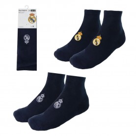 Чорапи Real madrid Real Madrid socks 2 pairs - Blue (Dark Blue) чорапи,мъжки,чорапи,дамски,чорапи,real,madrid,real,madrid,socks,2,pairs,blue,(dark,blue)