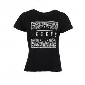 Тениска Dangerous dngrs Legend short sleeve T-shirt - Black (Black) тениска,мъжки,тениски,дамски,тениски,dangerous,dngrs,legend,short,sleeve,t,shirt,black,(black)