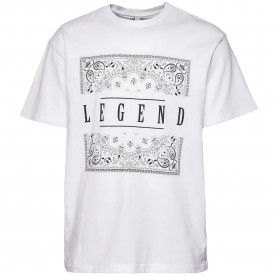 Тениска Dangerous dngrs Legend short sleeve T-shirt - White (White) тениска,мъжки,тениски,дамски,тениски,dangerous,dngrs,legend,short,sleeve,t,shirt,white,(white)