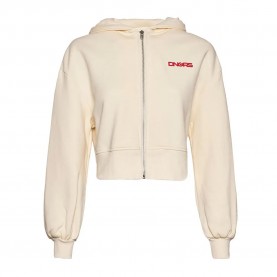 Блуза Dangerous dngrs Strong full zip sweatshirt - Beige (White Sand) блуза,дамски,блузи,dangerous,dngrs,strong,full,zip,sweatshirt,beige,(white,sand)
