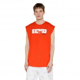 Тениска Ecko unltd Frsh sleeveless T-shirt - Orange (Cherry Tomato) тениска,мъжки,тениски,дамски,тениски,ecko,unltd,frsh,sleeveless,t,shirt,orange,(cherry,tomato)