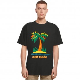 Тениска Just rhyse Burning Paradise short sleeve T-shirt - Black (Black) тениска,мъжки,тениски,дамски,тениски,just,rhyse,burning,paradise,short,sleeve,t,shirt,black,(black)