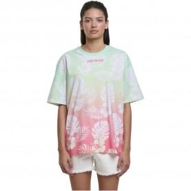 Тениска Just rhyse Holidays 3/4 sleeve T-shirt - Multicolor (Coral / Lime) тениска,мъжки,тениски,дамски,тениски,just,rhyse,holidays,3,4,sleeve,t,shirt,multicolor,(coral,lime)
