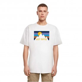 Тениска Just rhyse Mountain Side short sleeve T-shirt - White (White) тениска,мъжки,тениски,дамски,тениски,just,rhyse,mountain,side,short,sleeve,t,shirt,white,(white)
