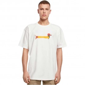 Тениска Merchcode Christmas Dog short sleeve T-shirt - White (Ready For Dye) тениска,мъжки,тениски,дамски,тениски,merchcode,christmas,dog,short,sleeve,t,shirt,white,(ready,for,dye)