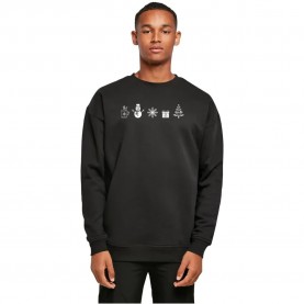блуза,мъжки,пуловери,merchcode,christmas,elements,sweatshirt,black,(black)