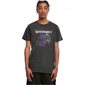 Тениска Merchcode Deep Purple Dragon Acid short sleeve T-shirt - Black (Black) тениска,мъжки,тениски,дамски,тениски,merchcode,deep,purple,dragon,acid,short,sleeve,t,shirt,black,(black)