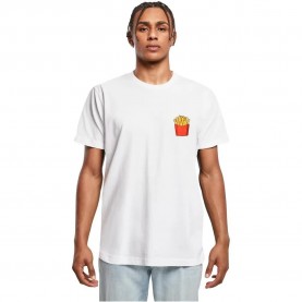 Тениска Merchcode French Fries short sleeve T-shirt - White (White) тениска,мъжки,тениски,дамски,тениски,merchcode,french,fries,short,sleeve,t,shirt,white,(white)