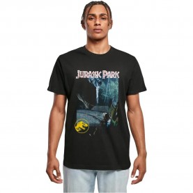 Тениска Merchcode Jurassic Park T-Rex short sleeve T-shirt - Black (Black) тениска,мъжки,тениски,дамски,тениски,merchcode,jurassic,park,t,rex,short,sleeve,t,shirt,black,(black)