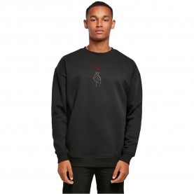 блуза,мъжки,пуловери,merchcode,k,heart,sweat,sweatshirt,black,(black)
