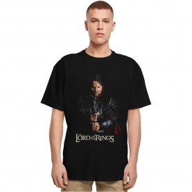 тениска,мъжки,тениски,дамски,тениски,merchcode,lord,of,the,rings,aragorn,oversized,short,sleeve,t,shirt,black,(black)