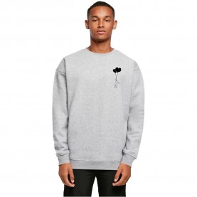 Блуза Merchcode Love In The Air Sweat sweatshirt - Grey (Grey) блуза,мъжки,пуловери,merchcode,love,in,the,air,sweat,sweatshirt,grey,(grey)