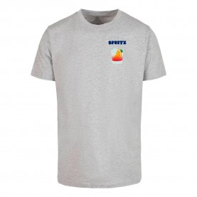 Тениска Mister tee Vintage Spritz short sleeve T-shirt - Grey (Heather Grey) тениска,мъжки,тениски,дамски,тениски,mister,tee,vintage,spritz,short,sleeve,t,shirt,grey,(heather,grey)