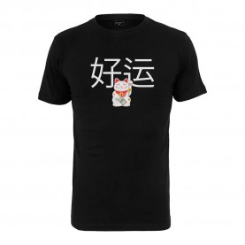 тениска,мъжки,тениски,дамски,тениски,mister,tee,waving,cat,t,shirt,black,(black)