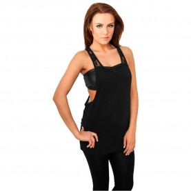 тениска,мъжки,тениски,дамски,тениски,urban,classics,flower,lace,loose,sleeveless,t,shirt,black,(black)