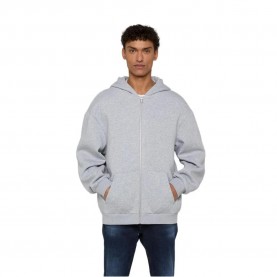Блуза Urban classics Fluffy full zip sweatshirt - Grey (Heather Grey) блуза,мъжки,пуловери,urban,classics,fluffy,full,zip,sweatshirt,grey,(heather,grey)