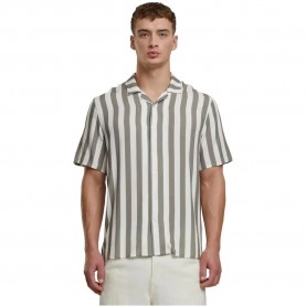 риза,с,къс,ръкав,дамски,ризи,мъжки,ризи,urban,classics,viscose,aop,resort,short,sleeve,shirt,white,grey,(pale,olive,off,white)