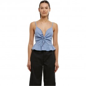 тениска,мъжки,тениски,дамски,тениски,urban,classics,waffle,pique,ruffle,sleeveless,t,shirt,blue,(powder,blue)