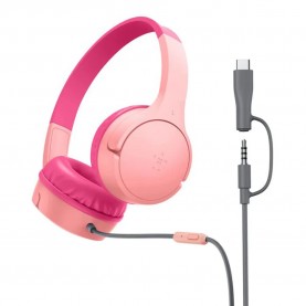 Слушалки Belkin SoundForm headphones - Pink (Pink) слушалки,слушалки,belkin,soundform,headphones,pink,(pink)