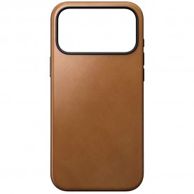 Nomad Modern Leather iPhone 17 Pro Max phone case - Brown (English Tan) други,аксесоари,nomad,modern,leather,iphone,17,pro,max,phone,case,brown,(english,tan)