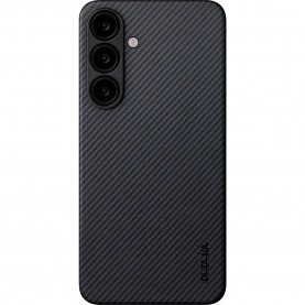 Pitaka Ultra-Slim Samsung S25+ phone case - Black (Black / Grey) други,аксесоари,pitaka,ultra,slim,samsung,s25+,phone,case,black,(black,grey)