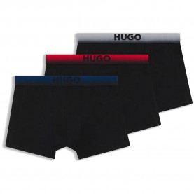 Боксерки HUGO Spray 10273170 Trunk boxers 3 units - Black (Open Miscellaneous) боксерки,мъжко,бельо,hugo,spray,10273170,trunk,boxers,3,units,black,(open,miscellaneous)