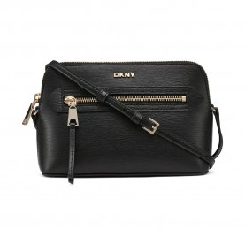 DKNY Bryant Ave TZ Dome crossbody - Black (Black / Gold) всички,чанти,dkny,bryant,ave,tz,dome,crossbody,black,(black,gold)