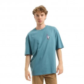 Тениска Hydroponic Peanuts no dogs short sleeve T-shirt - Blue (Teal) тениска,мъжки,тениски,дамски,тениски,hydroponic,peanuts,no,dogs,short,sleeve,t,shirt,blue,(teal)