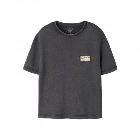 Тениска Name it Fandel short sleeve T-shirt - Grey (Black / Pure Cashmere Patch) тениска,мъжки,тениски,дамски,тениски,name,it,fandel,short,sleeve,t,shirt,grey,(black,pure,cashmere,patch)