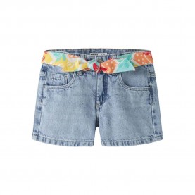 Къси панталони Name it Rose 2230 Regular Fit denim shorts - Blue (Light Blue Denim / Belt) къси,панталони,мъжки,панталони,дамски,панталони,name,it,rose,2230,regular,fit,denim,shorts,blue,(light,blue,denim,belt)