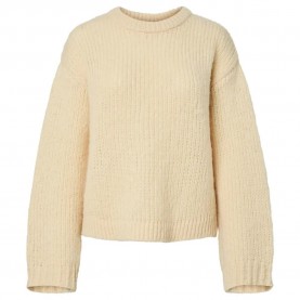Блуза Pieces Dorthea sweater - Beige (French Vanilla / Melange) блуза,мъжки,пуловери,дамски,пуловери,pieces,dorthea,sweater,beige,(french,vanilla,melange)
