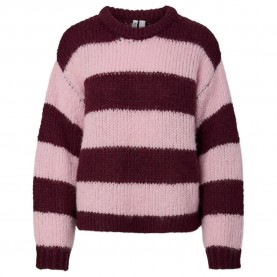 Блуза Pieces Dorthea sweater - Pink (Winetasting / Roseate Spoonbill) блуза,мъжки,пуловери,дамски,пуловери,pieces,dorthea,sweater,pink,(winetasting,roseate,spoonbill)