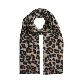 шал,ръкавици,шапки,и,шалове,pieces,jorna,long,scarf,beige,(black,leo)