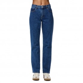 Дънки Pieces Kylie Straight Fit jeans - Blue (Medium Blue Denim) дънки,мъжки,панталони,дамски,панталони,pieces,kylie,straight,fit,jeans,blue,(medium,blue,denim)
