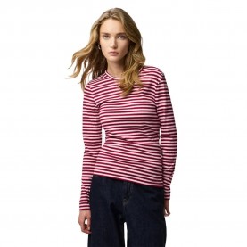 Тениска Pieces Laya long sleeve T-shirt - Red / Pink (Goji Berry / Pink Tulle) тениска,мъжки,тениски,дамски,тениски,pieces,laya,long,sleeve,t,shirt,red,pink,(goji,berry,pink,tulle)