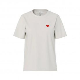 тениска,мъжки,тениски,дамски,тениски,pieces,mila,heart,short,sleeve,t,shirt,white,(cloud,dancer,emb,red,heart)