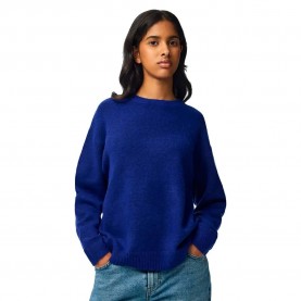 блуза,мъжки,пуловери,дамски,пуловери,pieces,sally,sweater,blue,(bluing,melange)