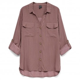 Риза с дълъг ръкав Vero moda Bumpy New long sleeve shirt - Brown / Pink (Nostalgia Rose / Cocoa Brown) риза,с,дълъг,ръкав,дамски,ризи,мъжки,ризи,vero,moda,bumpy,new,long,sleeve,shirt,brown,pink,(nostalgia,rose,cocoa,brown)