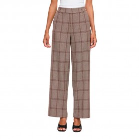Панталони Vila Varone Pattern pants - Brown (Port Royale / Cumulus Cloud / Coffee Bean) панталони,мъжки,панталони,дамски,панталони,vila,varone,pattern,pants,brown,(port,royale,cumulus,cloud,coffee,bean)