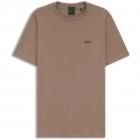 Тениска BOSS 50506373 short sleeve T-shirt - Brown (Light Pastel Green) тениска,мъжки,тениски,дамски,тениски,boss,50506373,short,sleeve,t,shirt,brown,(light,pastel,green)