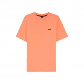 Тениска BOSS 50506373 short sleeve T-shirt - Orange (Pink) тениска,мъжки,тениски,дамски,тениски,boss,50506373,short,sleeve,t,shirt,orange,(pink)