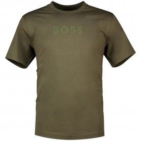 Тениска BOSS 50553652 GREEN T-shirt - Green (Open Green) тениска,мъжки,тениски,дамски,тениски,boss,50553652,green,t,shirt,green,(open,green)
