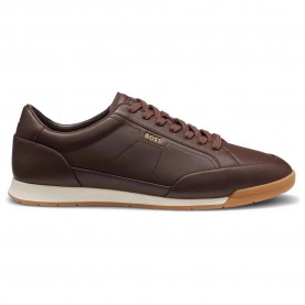 Маратонки BOSS Nitan 10281727 trainers - Brown (Dark Brown) маратонки,мъжки,маратонки,дамски,маратонки,boss,nitan,10281727,trainers,brown,(dark,brown)