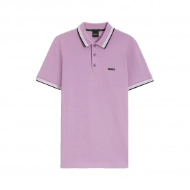BOSS Paddy 10241663 short sleeve polo - Purple (Light Pastel Purple) дамски,блузи,с,яка,мъжки,блузи,с,яка,boss,paddy,10241663,short,sleeve,polo,purple,(light,pastel,purple)
