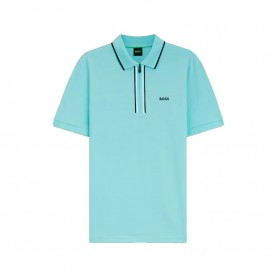 BOSS Philix 10272836 short sleeve polo - Blue (Open Blue) дамски,блузи,с,яка,мъжки,блузи,с,яка,boss,philix,10272836,short,sleeve,polo,blue,(open,blue)