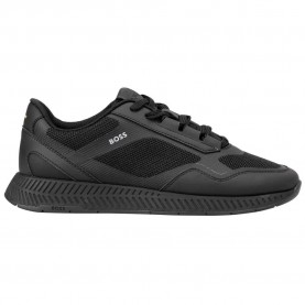 Маратонки BOSS Titanium 10281856 trainers - Black (Black) маратонки,мъжки,маратонки,дамски,маратонки,boss,titanium,10281856,trainers,black,(black)