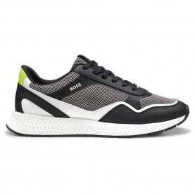 Маратонки BOSS Titanium 10281856 trainers - Black (Charcoal) маратонки,мъжки,маратонки,дамски,маратонки,boss,titanium,10281856,trainers,black,(charcoal)