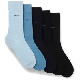 Чорапи BOSS Uni Color 10244642 01 short socks 5 pairs - Multicolor (Open Miscellaneous) чорапи,мъжки,чорапи,дамски,чорапи,boss,uni,color,10244642,01,short,socks,5,pairs,multicolor,(open,miscellaneous)